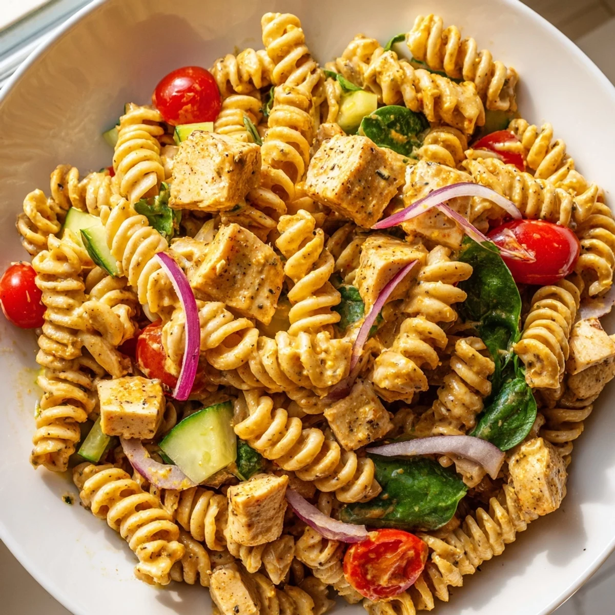 Honey Mustard Chicken Pasta