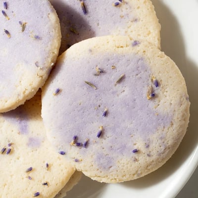 Lilac Sugar Cookies