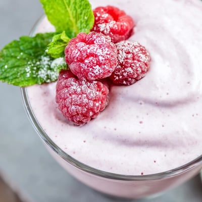 Fresh Raspberry Cloud Mousse