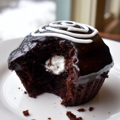 Homemade Hostess Chocolate Cupcakes