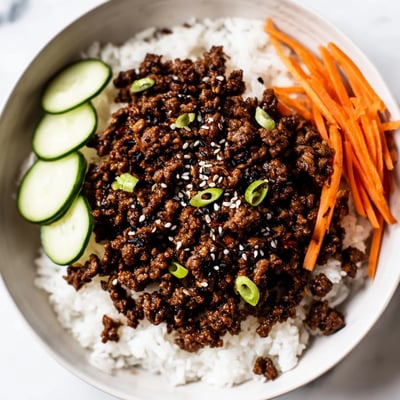 Korean Ground Beef Bowl